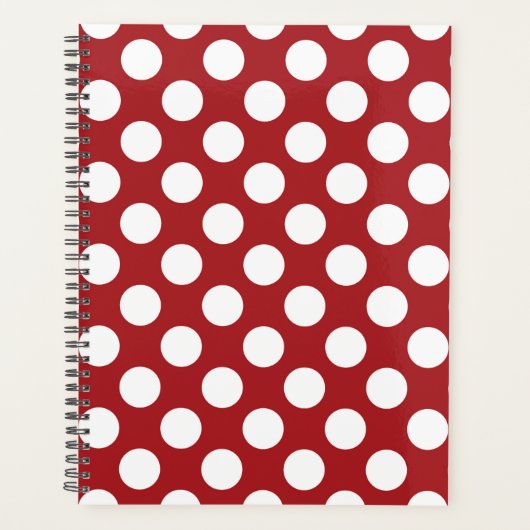 Pois rouges, Motif à points polka, points, pointil (Devant)