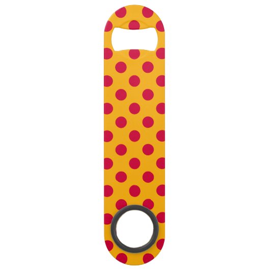 Pois rouges sur jaune (Devant)