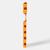 Pois rouges sur jaune (Côté droit)