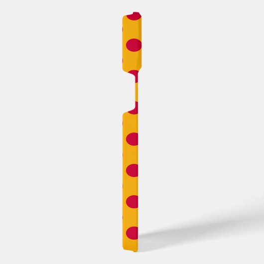 Pois rouges sur jaune (Côté droit)