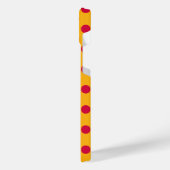 Pois rouges sur jaune (Côté gauche)