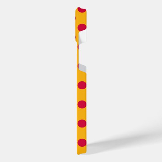 Pois rouges sur jaune (Côté gauche)