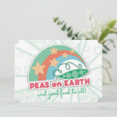 Pois sur Terre carte de Noël culinaire culinaire (Debout devant)