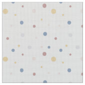 Pois sur tissu blanc par le quartier des matières  (Fermer)