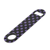 Pois ultra violets en noir (Dos Angle)