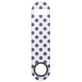 Pois ultra violets sur blanc (Dos)