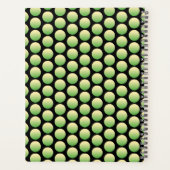 Pois vert jaune rétro Nom noir (Dos)