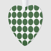 Pois verts en blanc (devant)