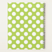 Pois verts, Motif à points Polka, points, pointill (Dos)