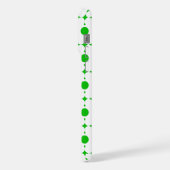 Pois verts, Motif à points Polka, points, pointill (Côté gauche)