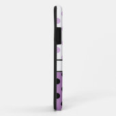 Pois violet noir iPhone 5 Coque (Dos/Droite)