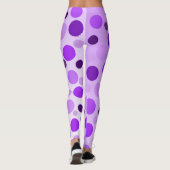 Pois violets, dames Leggings (Dos)