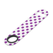 Pois violets et blancs (Dos Angle)
