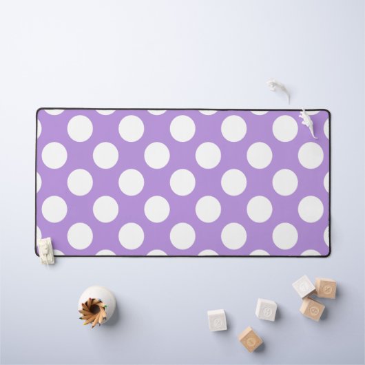 Pois violets, Motif à points Polka, points, pointi (Tableau pour enfants)