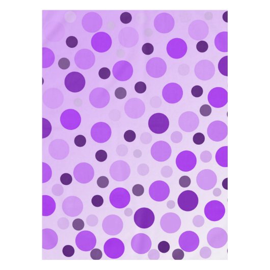 Pois violets, nappes (Devant)