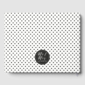 Pois Watercolor floral Mariage Livre d'or (Verso)