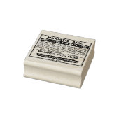 POISON Apothecary Label Rubber Stempel (Stempel)