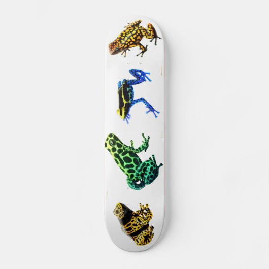 Poison Arrow Frogs Skateboard (Voorkant)