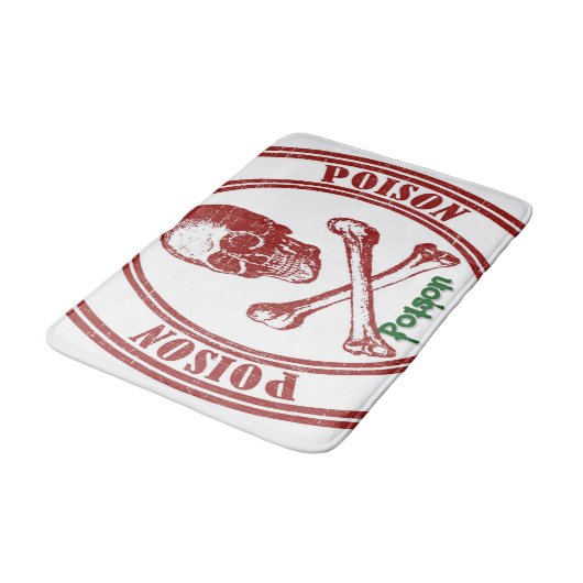Poison Bathroom Bathmat Badmat (Gekanteld)