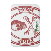Poison Bathroom Bathmat Badmat (Voorkant Verticaal)