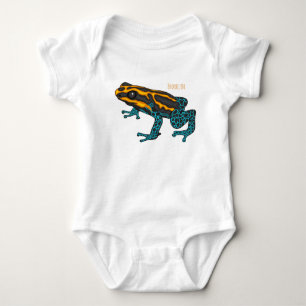 Poison dart frog cartoon illustratie romper