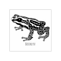 Poison dart frog cartoon illustratie