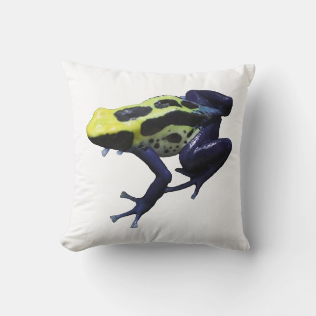 Poison Dart Frog Kussen (Voorkant)