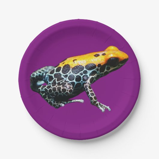Poison Dart Frog Papieren Bordje (Voorkant)