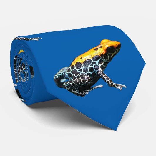 Poison Dart Frog Stropdas (Opgerold)