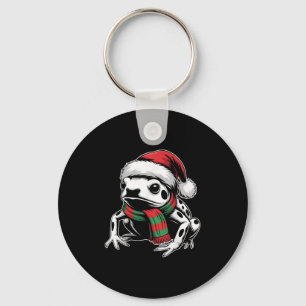 Poison Dart Frog Xmas Santa Hat Sjaal Kerstmis Co Sleutelhanger