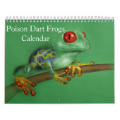 Poison dart grenouilles calendrier 2025 (Protection)