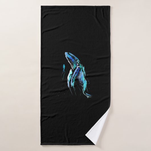 Poison de Whale Swimming Diving (Serviette de bain)