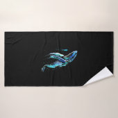 Poison de Whale Swimming Diving (Serviette de bain)