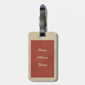 Poison Ivy Bombshell Bagagelabel (Achterkant verticaal)