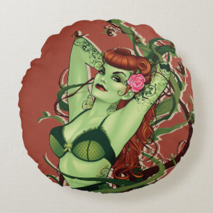 Poison Ivy Bombshell Rond Kussen