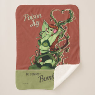 Poison Ivy Bombshell Sherpa Deken