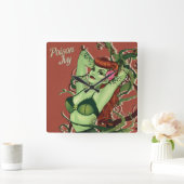 Poison Ivy Bombshell Vierkante Klok (Huis)