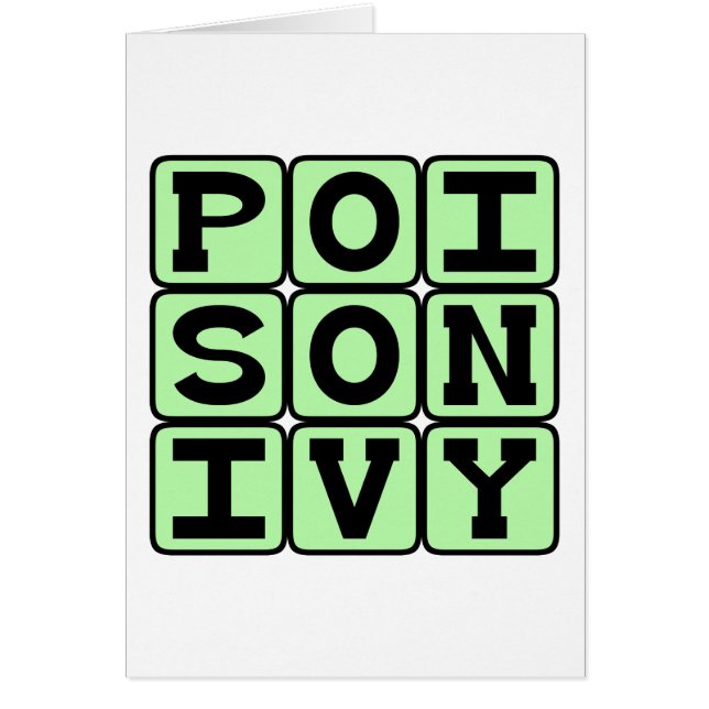 Poison Ivy, Jeuk Plant (Voorkant)