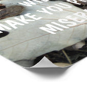 Poison jolie Poison Poak avertissement Poster (Coin)