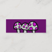 Poison Mushroom Profielkaarten Mini Visitekaartje (Achterkant)