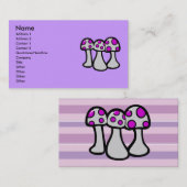 Poison Mushroom Visitekaartjes (Voorkant / Achterkant)