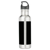 Poison Skull and Crossbones Halloween Design Print Waterfles (Achterkant)