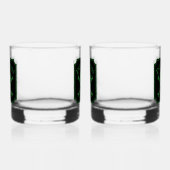 Poison Skull and Crossbones Halloween Design Print Whisky Glas (Rechts)