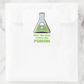Poison Vierkante Sticker (Tas)