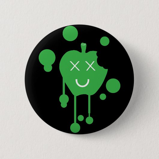 PoisonApple88 Logo Ronde Button 5,7 Cm (Voorkant)
