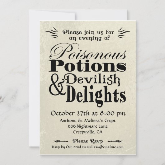 Poisoneuze oplossingen kaart (Voorkant)