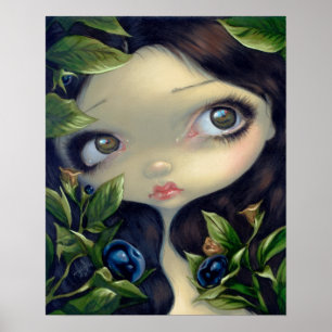 Poisonous Beauties 1 : Belladonna ART PRINT fairy