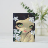"Poisonous Beauties II: White Oleander" Briefkaart (Staand voorkant)