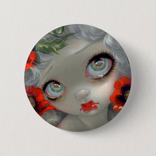 "Poisonous Beauties III: Opiummaffia"-Button Ronde Button 5,7 Cm (Voorkant)