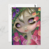 "Poisonous Beauties IX:  Briefkaart van oxhandscho (Voorkant / Achterkant)